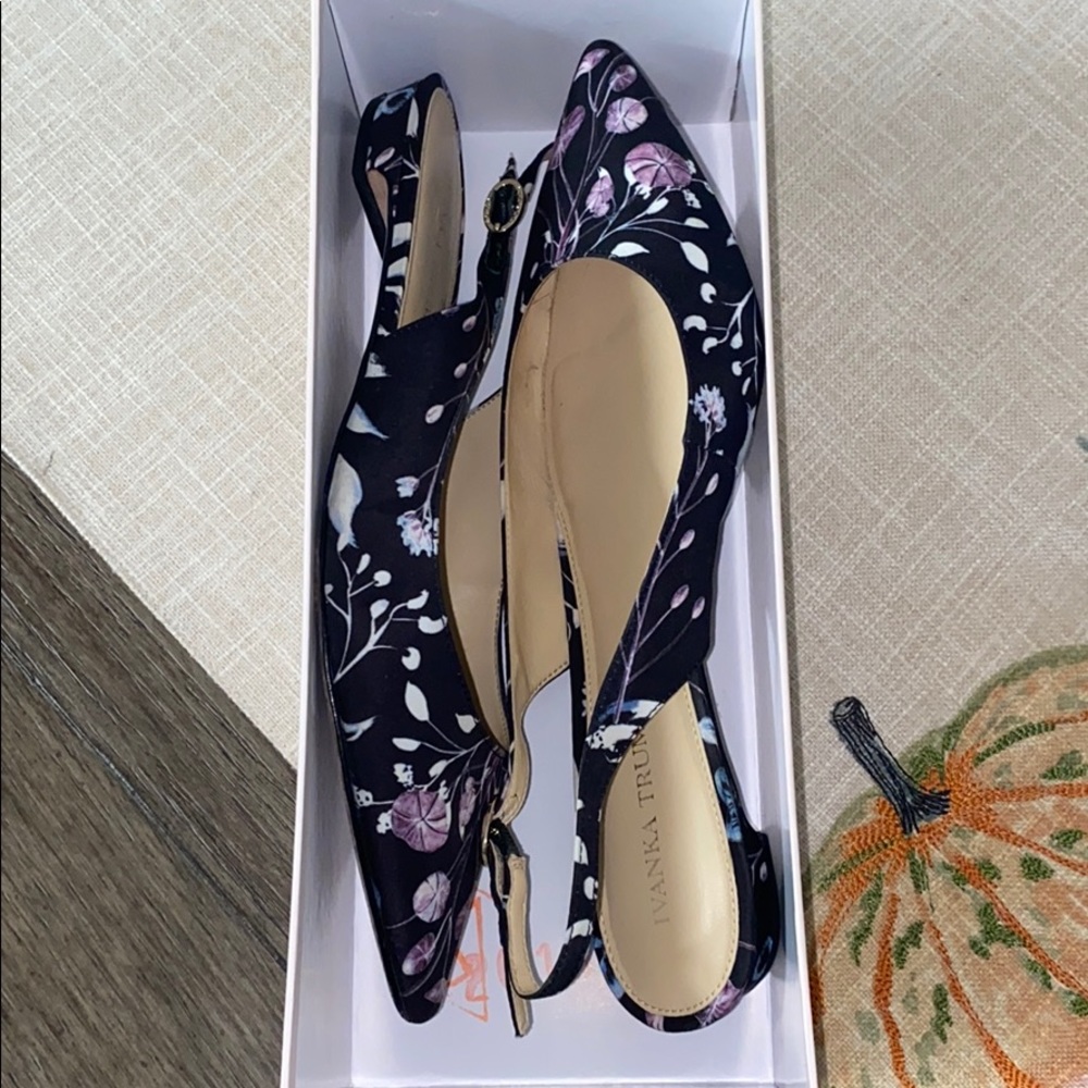 IVANKA TRUMP SLING BACK SHOES